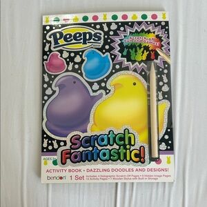 Peeps Scratch Fantastic Activity Book New